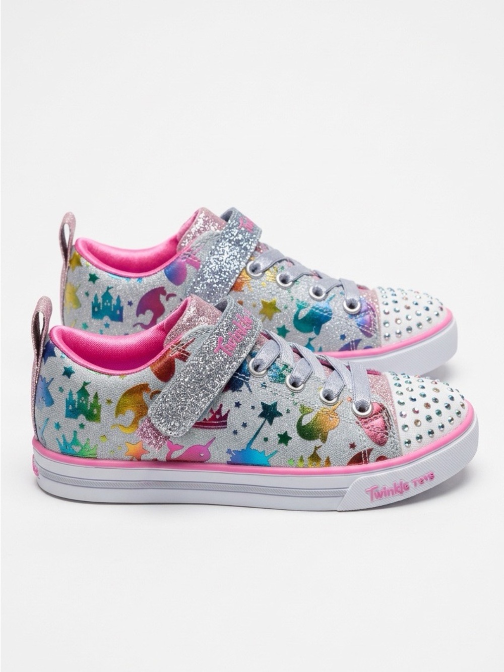 SKECHERS Girls Princess Land Size 13 Twinkle Toes Sparkle Lite 314052L Multi